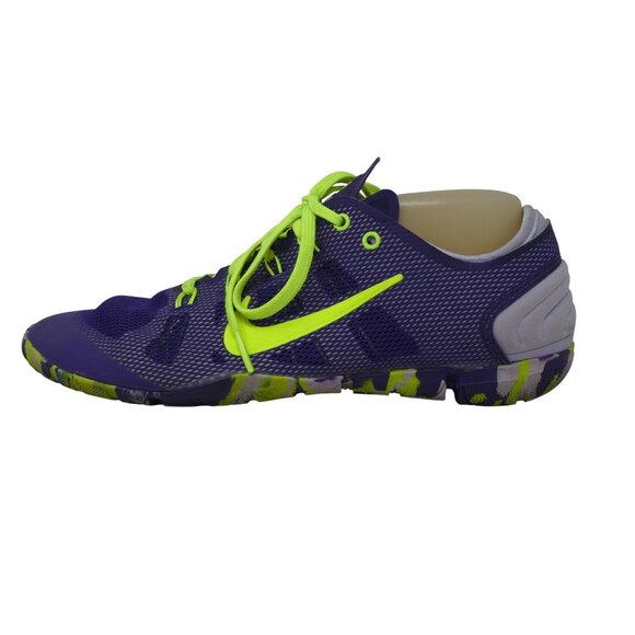 Nike Free Cross Bionic Purple Yellow Training Athletic Running Shoes Sneakers - Picture 4 of 12
